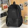 Schoolbag Japanese New Solid Color Small Fresh Junior High School Student College Backpack Campus Niche Schoolbag Women's Simple Backpack