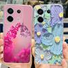 For Xiaomi Poco X6 5G Case Luxury Painted Cover Clear Silicone Phone Case For Xiaomi Poco X6 Pro PocoX6 X6Pro Soft Fundas Bumper
