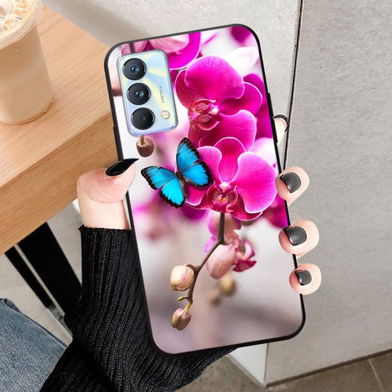 For Realme GT Master Edition Case 6.43Inch Cool Painted Case For OPPO Realme GT Master Edition Cover Silicone Back Bumper