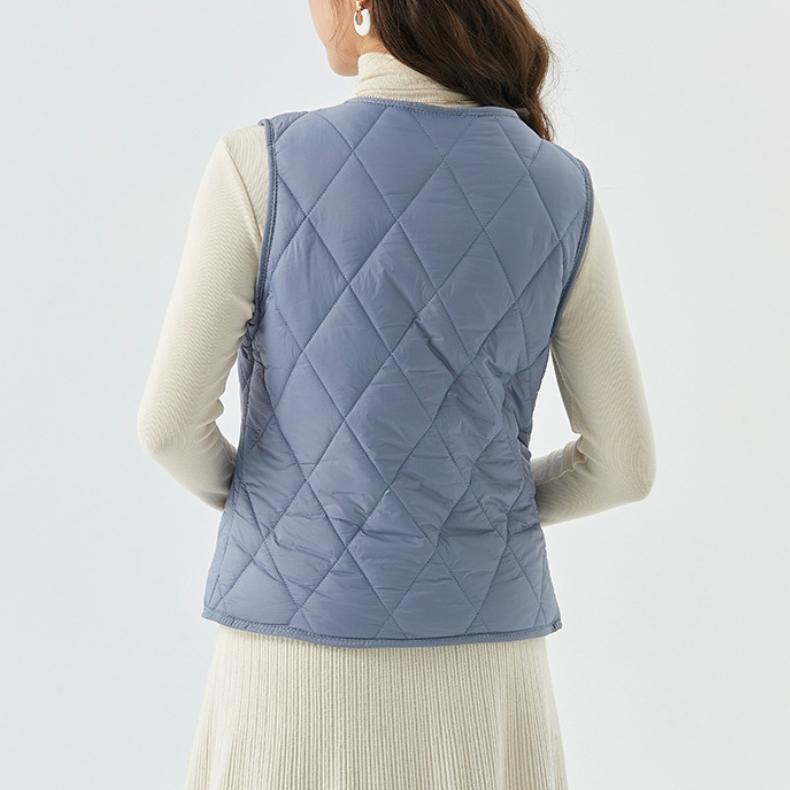 GMXIA Women's Autumn and Winter Short Velvet Vest Liner Warm Home Comfort Simple Women's Vest Jackets & Coats
