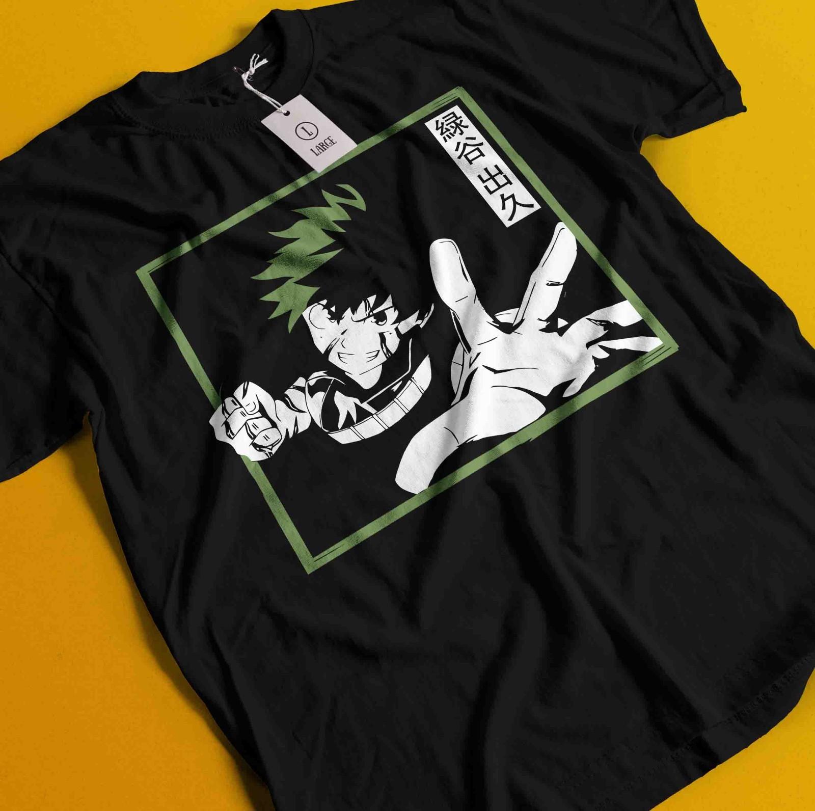 

Deku T-Shirt Mens Womens Tees Top My Hero Academia Bakugo Katsuki Tee Anime Midoriya Dabi Shoto Shirt S