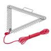 24in Aquatic Weed Rake 3-Sided Foldable Lake Weed Rake Handle 30ft Rope
