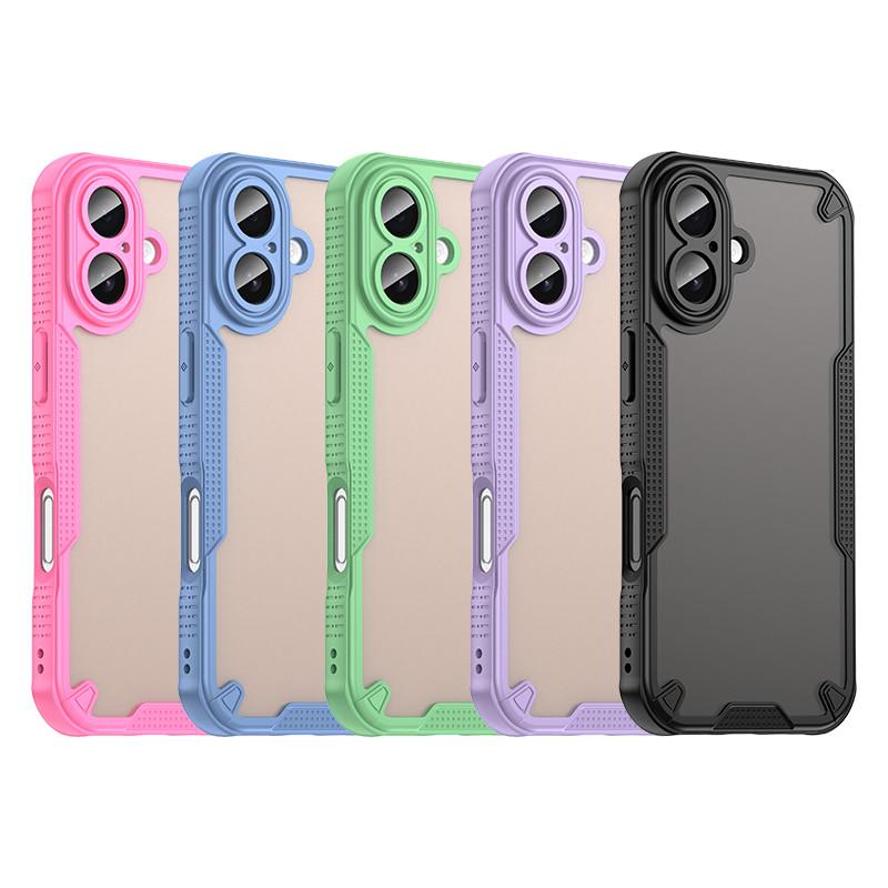 For iPhone 17 Case iPhone 17 Cover TPU Border Durable Matte Bumper Shield Protective Phone Cases For iPhone 17 Pro Max Air Funda