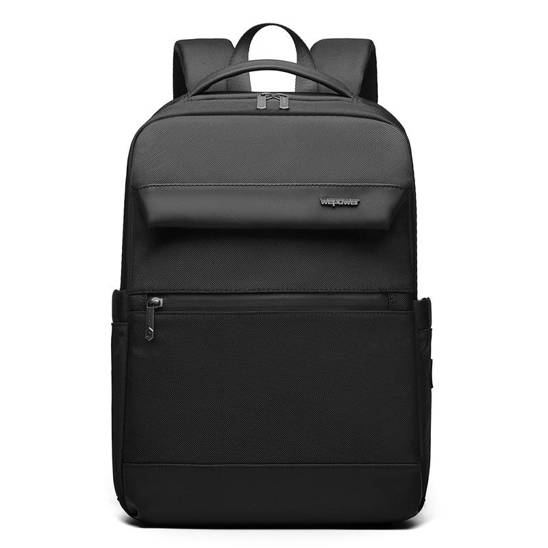 WEPOWER Деловой городской рюкзак Водоотталкивающий рюкзак Модный рюкзак для деловых поездок и ноутбука one size чёрный