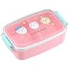 Bento Box, 500ml, with Dividers, Chiikawa CKW No.5, Made In Japan, Antibacterial, Dishwasher and Microwave Safe, PL-1R