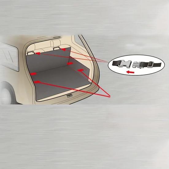 Yousheng SUV Cargo Liner for Dogs Waterproof Back Cargo Liner Foldable Dog Seat Cover Mat Trunk Protector for SUVs Sedan Van
