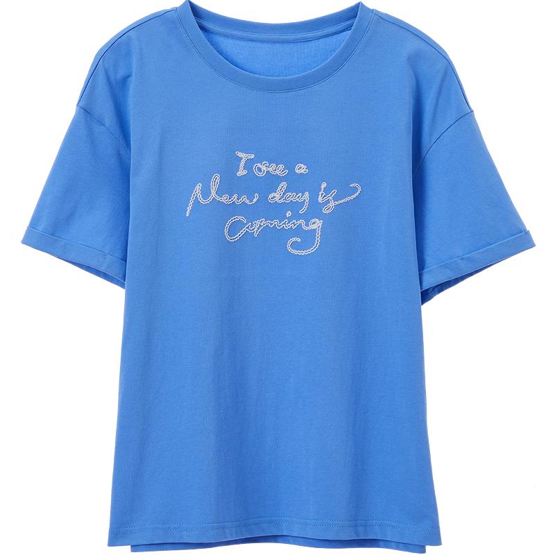Betu Women s Embroidered Short Sleeve T-Shirt L
