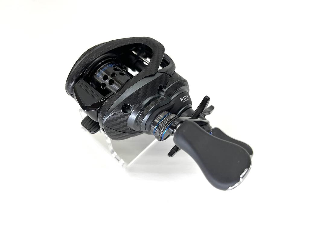 CUSTOM Custom Decal for YOROI 25SLXBFS and 21SLXBFS Baitcasting Scratch Protection SEAT.JP Reels, (Black, Right-Handed)