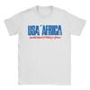 We Are the World Anniversary USA for Africa T Shirt for Men 100 Cotton Crew Neck Tee Shirt Short Sleeve Clothing Classic