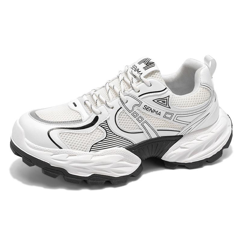 Mori men s shoes spring new niche versatile personality fashion trend thick sole heightening light luxury dad shoes 35