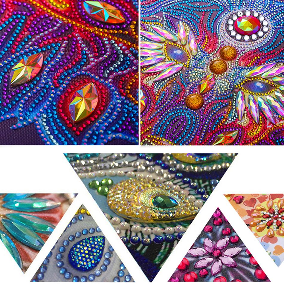 5D DIY Diamond Painting Animal Kit Butterfly Rabbit Cat DIY Partial Special Shaped Drill Handmade Diamond Mosaic Art G