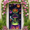 Halloween Banner Kessel Kürbis Banner Halloween Party Banner Farbenfrohes Design für Halloween Party Themenparty
