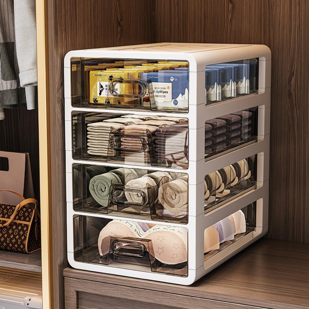 Stackable Drawer Storage Box Large Capacity Organize Box New Storage Cabinet Socks