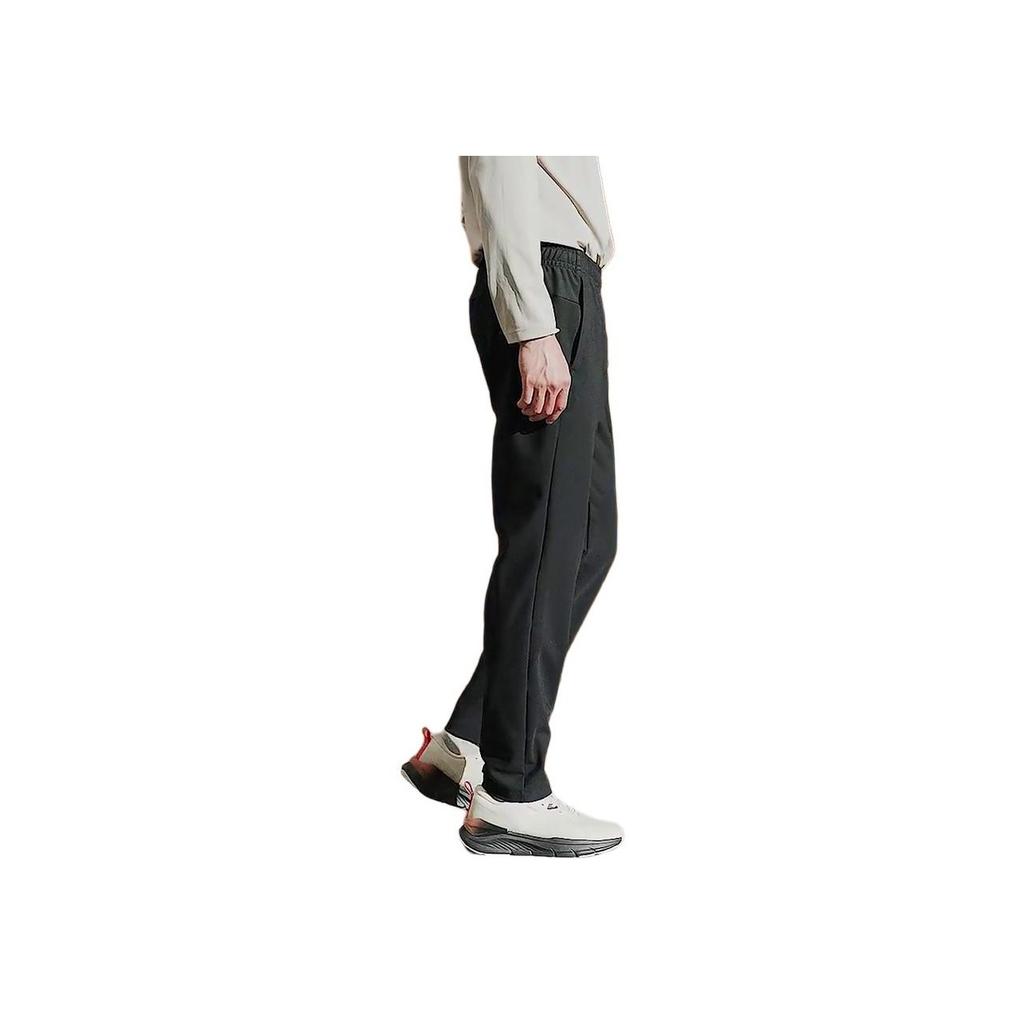 Anta Comfortable Solid Color Breathable Casual Pants Men Bottoms Black 152437325-3