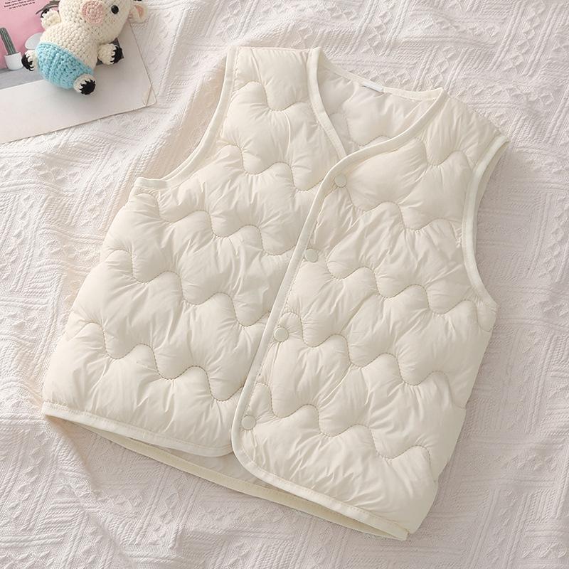 Children's Cotton Vest: Slim Fit, Warm & Thickened for Boys and Girls - Autumn/Winter Wear for Small and Medium Kids.