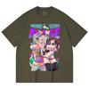 230 Gsm 100% Cotton Dandadan V22 Momo Seiko Print Unisex Heavy Cotton T Shirt