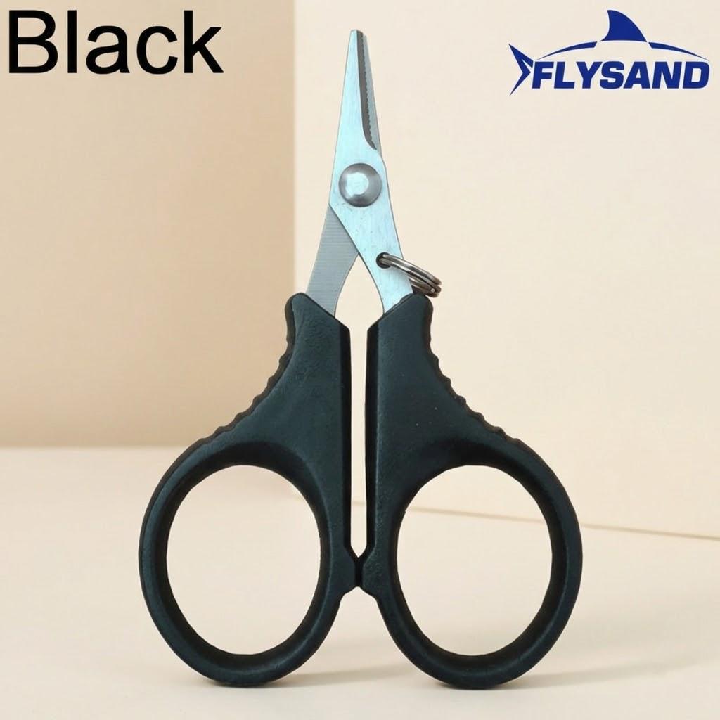 

Stainless Steel Fishing Scissors Line Cutter Tool Portable Multifunctional Camping Fishing Pliers Accessories чорний