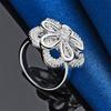 925 Sterling Silver 7-10 Exquisite Flower Ring, Women's Gift, Wedding Jewelry Accessories
