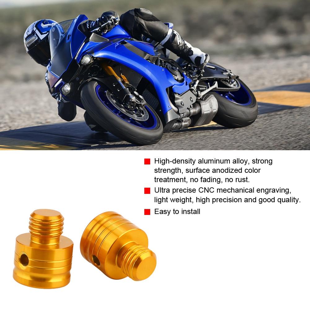 M10*1.25 Universal Motorcycle Rearview Mirror Thread Bolts Adapter Screws