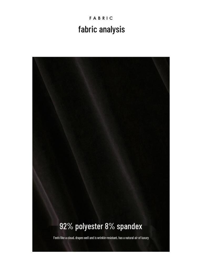 Damen Herbst Samtkleid Gold: Hepburn-Stil, Ärmellos, V-Ausschnitt, Spaghettiträger, Hochwertig, Lang