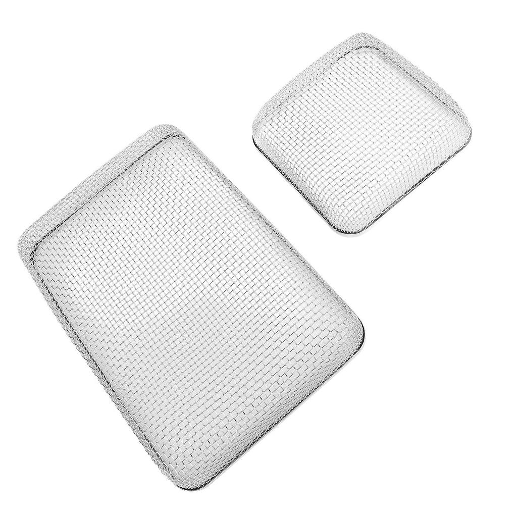 RV Furnace Screen Anti Flying Animal RV Water Heater Ventilation Cover Stainless Steel Mesh with Installation Tool