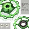 For MTB Bike 11T 13T Aluminum Jockey Wheel Mountain Road Bike Bicycle Rear Derailleur Guide Pulley Steel Bearing