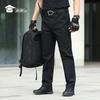 Men's Wear-Resistant Straight-Leg Casual Pants with Pockets
