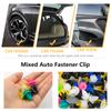 100pcs Car Clips Fastener Screws Bumper Interior Decoration Auto Plastic Random Mixing Universal Plastic