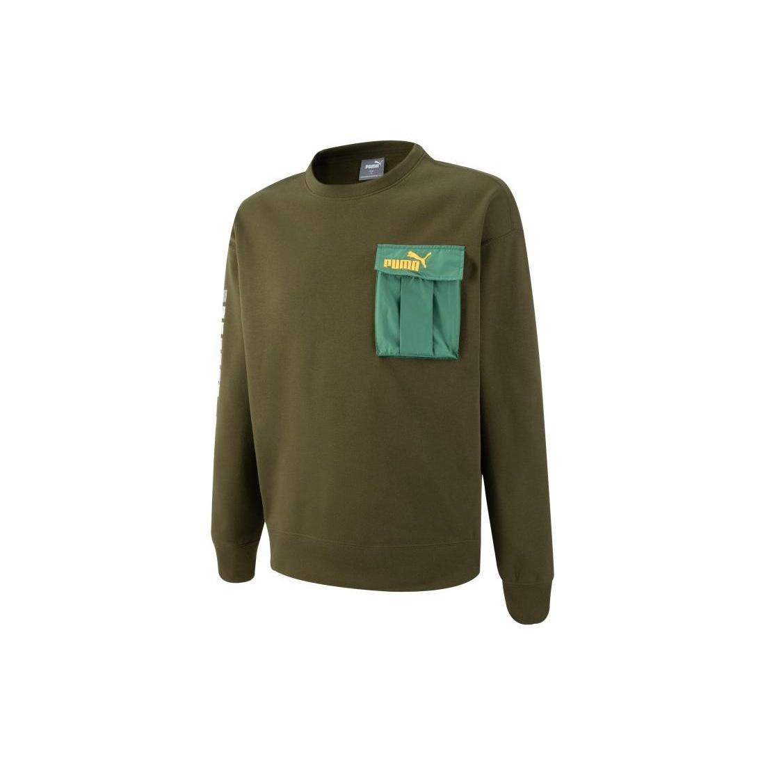 PUMA Modulerwear Crew Neck Green Men s 539699-23 XXL