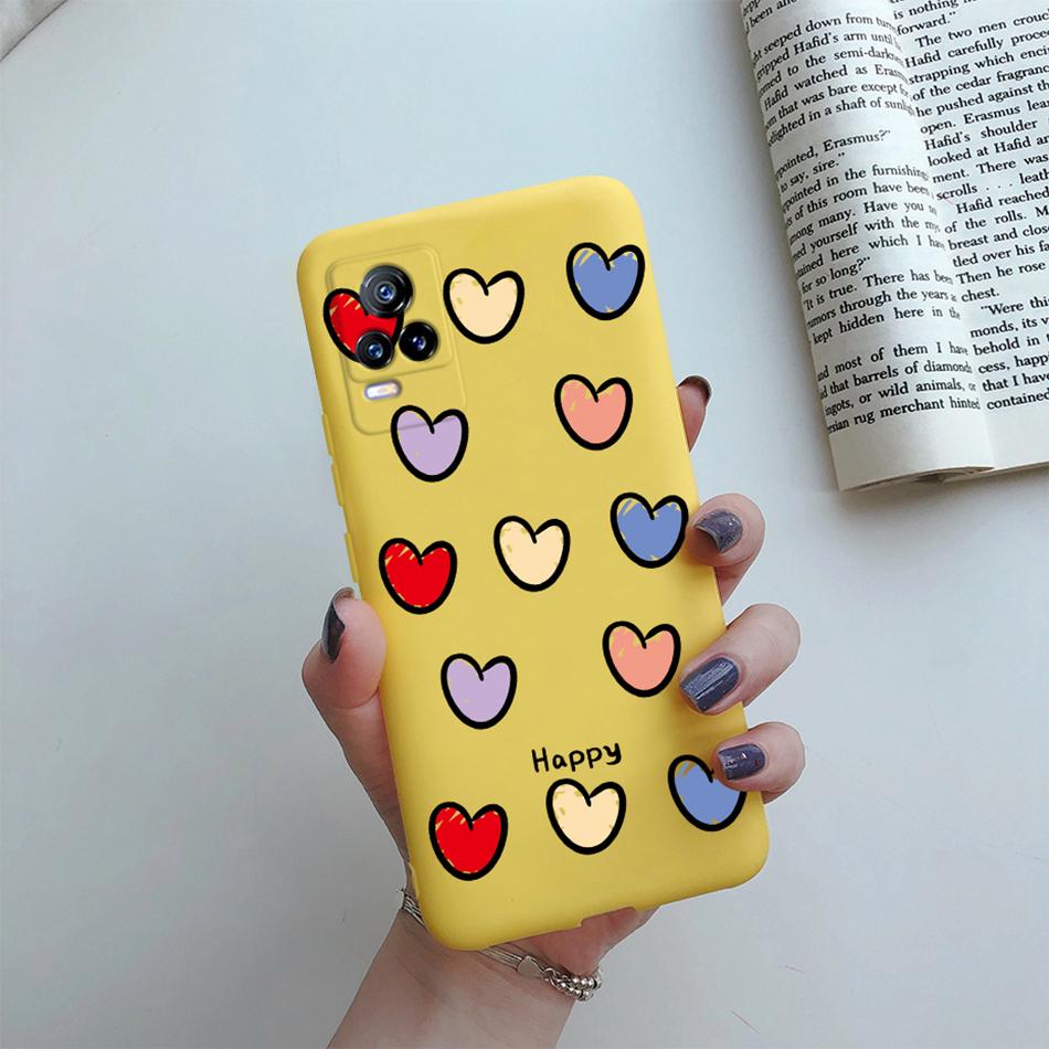 Para Funda Vivo V21e 2021 Gato Flor Suave TPU Fundas de Teléfono Para Vivo V21 V 21 V 21e 4G 5G V2061 V2066 V2108 V2050 Cubierta Trasera Fundas