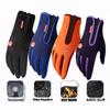 Mann Warme Winterhandschuhe Touchscreen Wasserabweisend Winddicht Handschuhe Ski Outdoor Sport Radfahren Fahren Reißverschluss Schwarze Handschuhe Damen