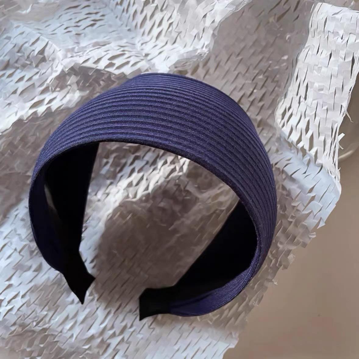 

Fashion Wide Knitting Hairband Casual Autumn Winter Headwear Solid Color Non Slip Hair Hoop Girls Hair Accessories Headbands Size fits all