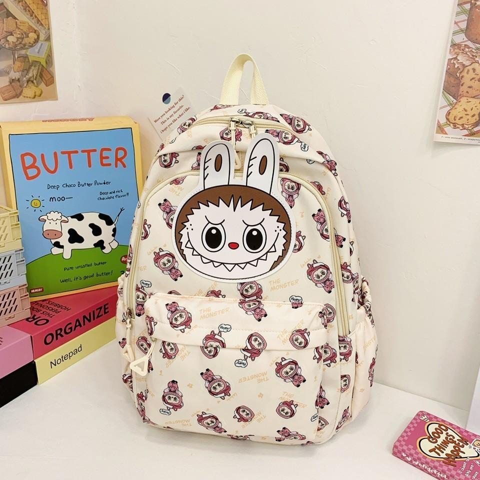 Large Capacity Fashion Cartoon Backpack For Kids With Comfortable Lightweight Design