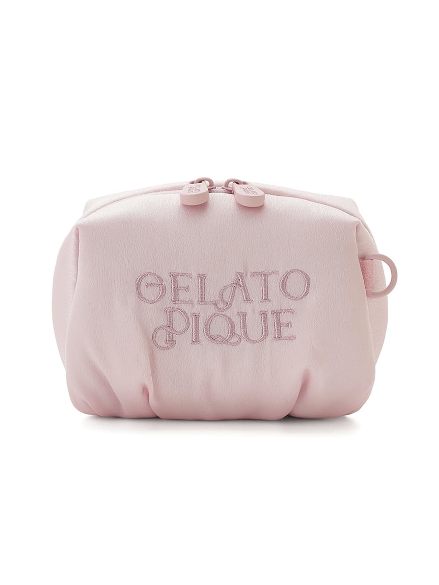 

Satin gathered pouch PWGB255628PNKF
