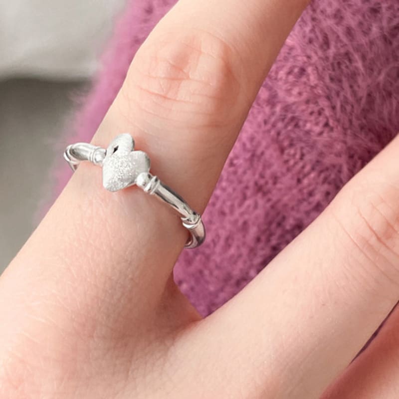 OVERGREY Funkelnder Herzring