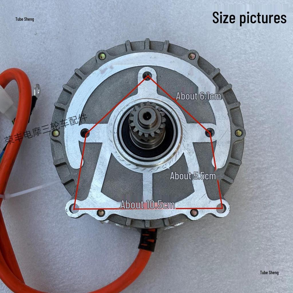 Jusong Jinci Lüfterloser Motor Dreirad: 48V/60V/72V, 800W/1000W Differenzialantrieb.