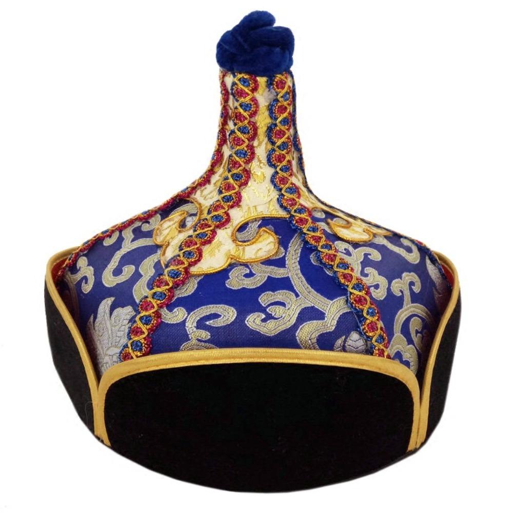 Stable Pointed Shape Ethnic Costume Headwear Comfortable Wearing Performance Hat Cultural Gala