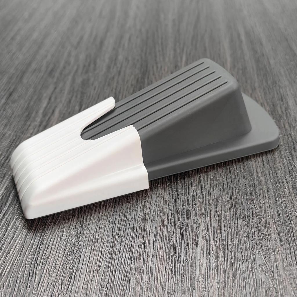 Safety Silicone Door Stop Stoppers Block Wedge Doorstops Door Stopper Home Office Door Rear Retainer Anti-collision Stop