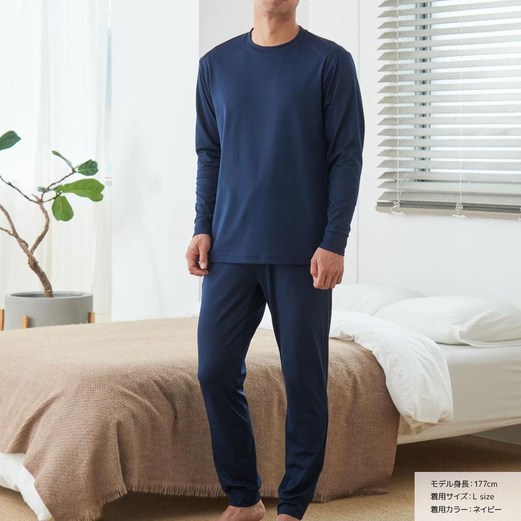 Venex Standard Recovery General Medical Long Sleeve Crew Neck Jogger Pants Size XL Dry+ Wear, Device, Men's Set, Navy,