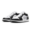 Jordan Air Jordan 1 Silver Star Abrasion Resistant Low top Vintage Basketball Shoes Unisex Black Silver 553558-165(Team1001-)