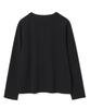 MILLO ARCHIVE Cradle Damaged Waffle Long Sleeve [Washed Black]