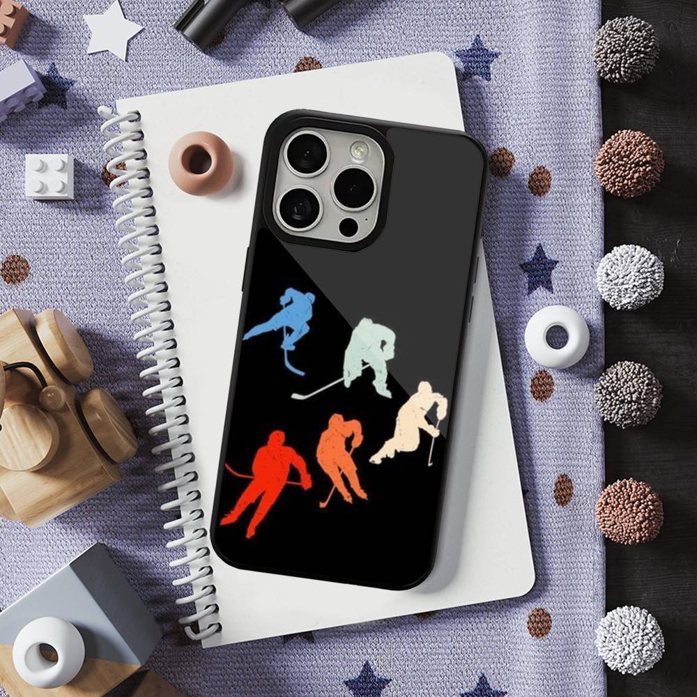 

Ice Hockey Art Phone For iPhone 17,12,11,16,15,13,14,Pro,Max,Plus,Mini, For Magsafe,Magnetic Wireless Charging Case iPhone13