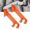 2PCS Chainsaw    Stainless Steel Wall Mount Heavy Duty Chainsaw Hold  Garage Storage   for Home Workshop Orange