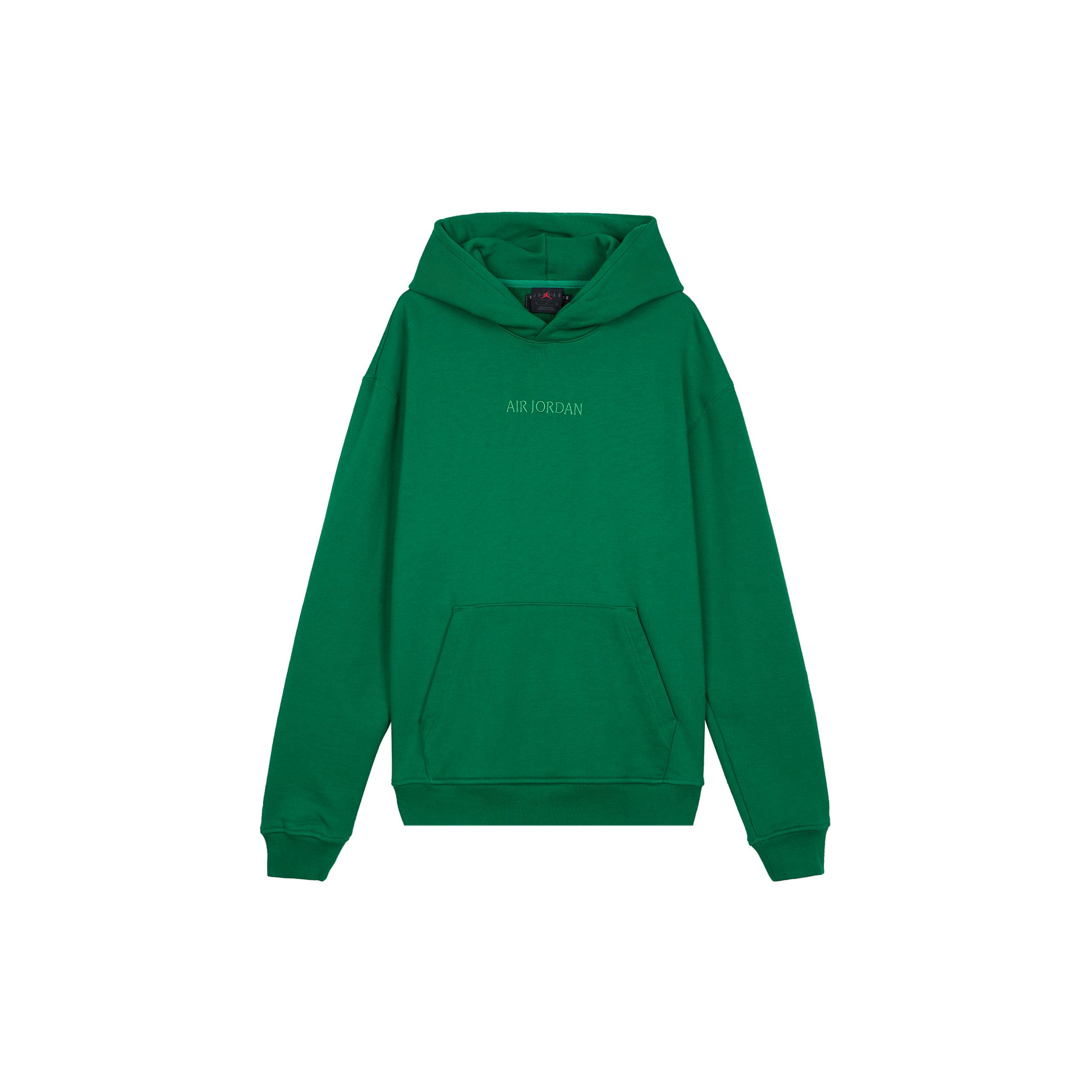 Jordan Wordmark Sweatshirts Men s Pine Green Hooded Moderate Regular FJ1967-302 L