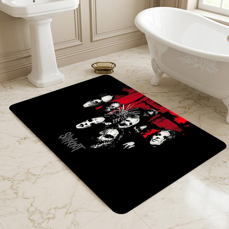 Metal Band Living Room Nonslip Area Rug Soft Carpet For Bedroom Game Playroom Sofa Office Home Decor Doormat Christmas Gift C9291653