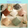 Pineapple Plush Lines Pillowcase Bedroom Imitation Rabbit Velvet Cushion Sofa