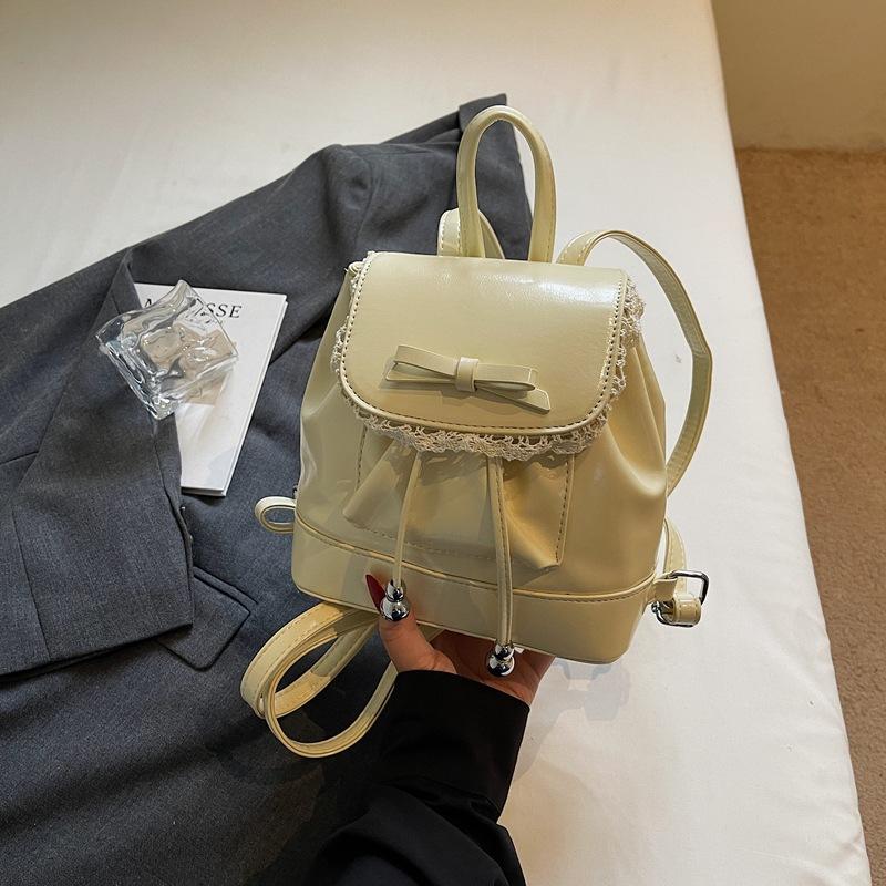 Student bag women's 2025 summer Korean version of the new ins trendy fashion backpack sense niche ballet style women's bag