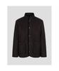 Beanpole Men Fleece Button-Up Cardigan Brown