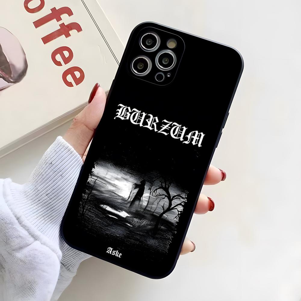 

Burzums Band Rock Music Phone Case For IPhone 17 Pro Max 16 15 14 Pro Max 13 11 X Xs Xr 8 7Plus Silicone Cover iPhone 11 Pro Max