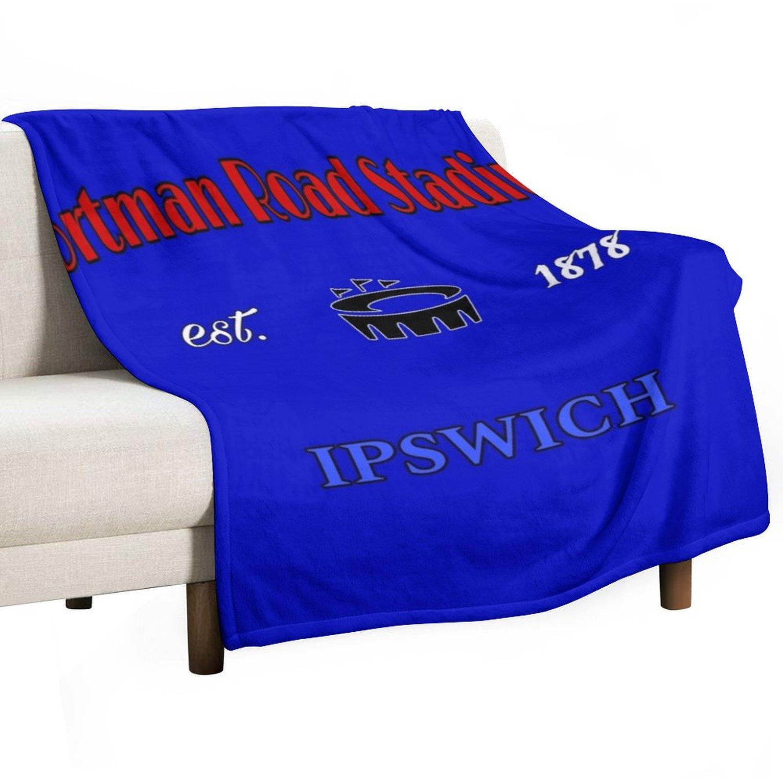 

Portman Road Stadium Ipwich Town Home Throw Blanket decorative Thin Sofas blankets ands Blankets 30x40in